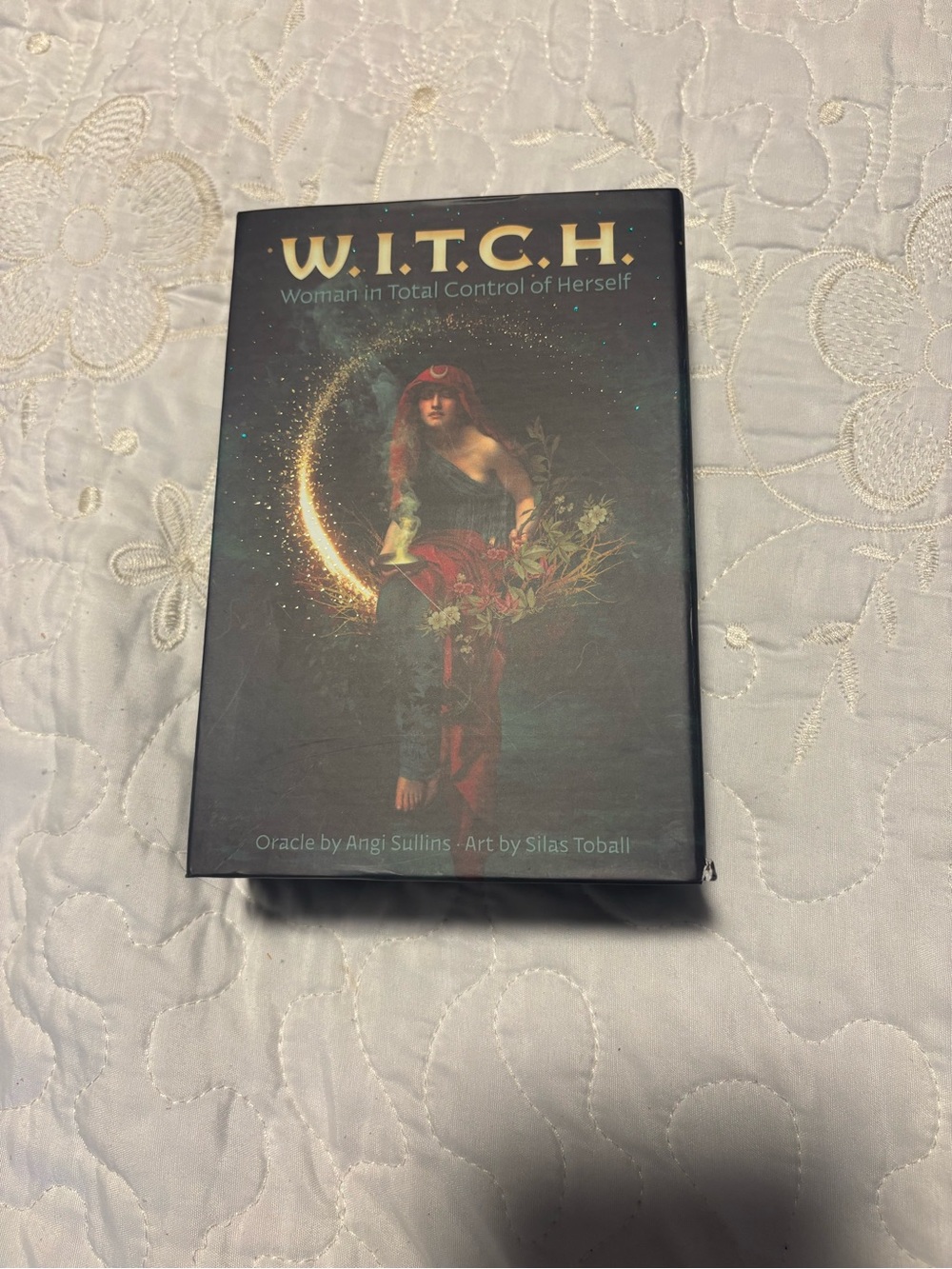 W.I.T.C.H. Oracle Deck — Dark Green & Gold Artwork